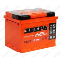 Аккумулятор Зверь 6СТ-65 ЗУ / 65Ah / 640А / Прямая полярность